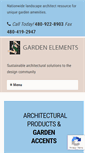 Mobile Screenshot of gardenelements.net